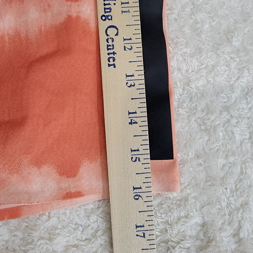 NWT‎ Nike One Luxe Tight Fit Mid Rise Bike Training Shorts 7" Orange  Ombre Sz M - Picture 10 of 14